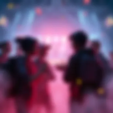 Group of gamers eagerly discussing the potential release of a free skin for a popular game.