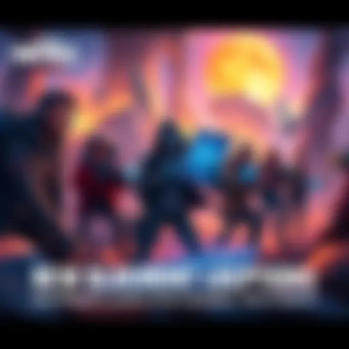 Players Finding Blueprints A group of players excitedly discovering blueprints in a vibrant game world