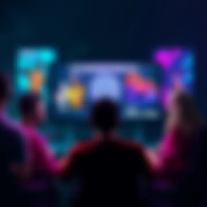 A group of gamers expressing frustration over a matchmaking screen showing players leaving after the ban phase