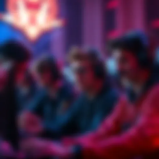 Players frustrated over XP loss Group of gamers showing frustration while playing competitive video games, expressing disappointment about XP losses after matches