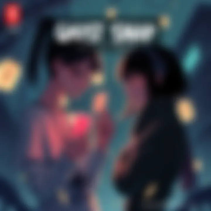 Two players working together to capture haunted phenomena in the Ghost Snap card game, set in the eerie Kurôzu-cho.