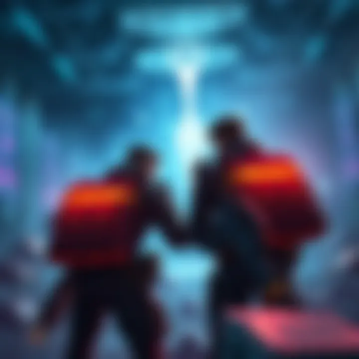 Two players looking for assistance with a Grandmaster Nightfall strike in a video game setting.