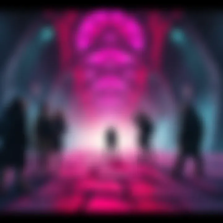 A group of players standing confused in a game environment, searching for the missing nightmare spiral after boss battles.