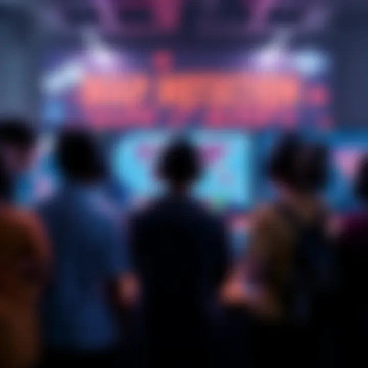 Group of gamers discussing map rotation for Wildcard mode in front of their screens