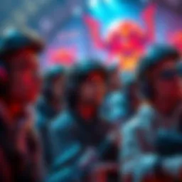 Group of players focused on completing the first wave of Omnia Missions, showing concentration and excitement.