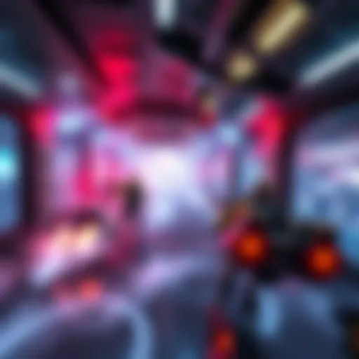 Game scene showing players utilizing rapid transport options at map edges for quick movement