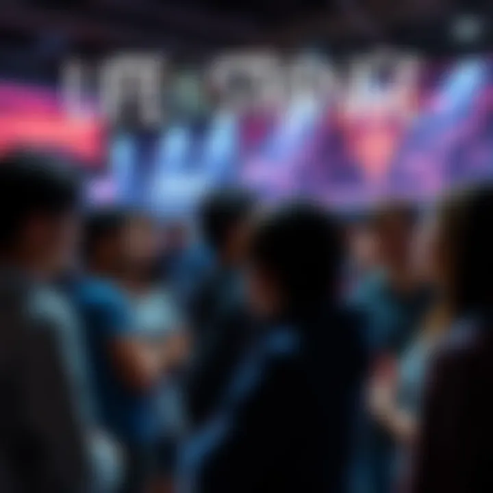 A group of players discussing their experiences with Life is Strange at a gaming event