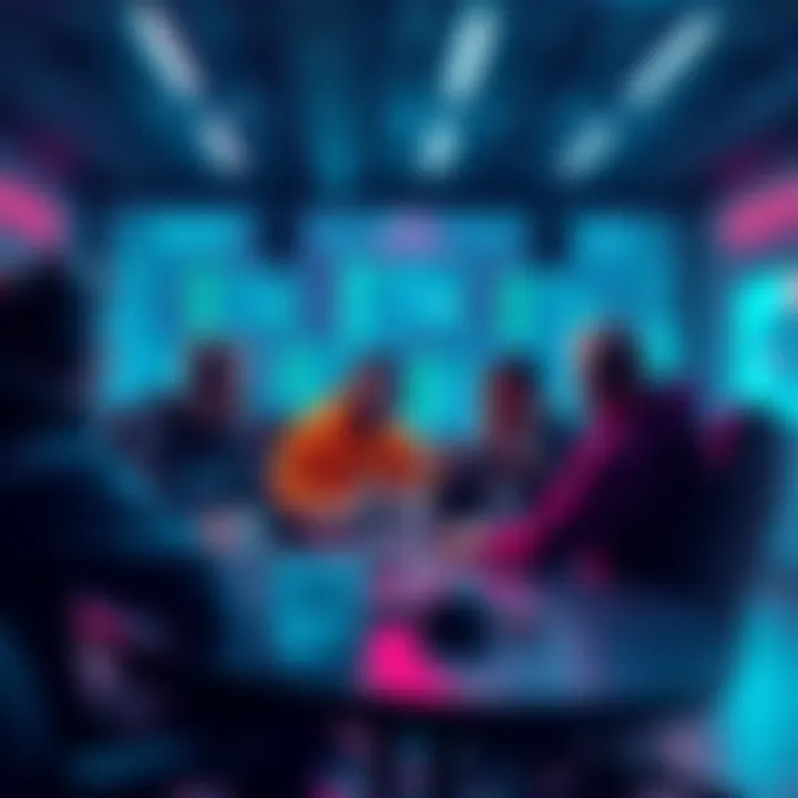 Players discussing strategies in a Discord channel Group of level 90+ cryo players coordinating gameplay strategies in a virtual chat room