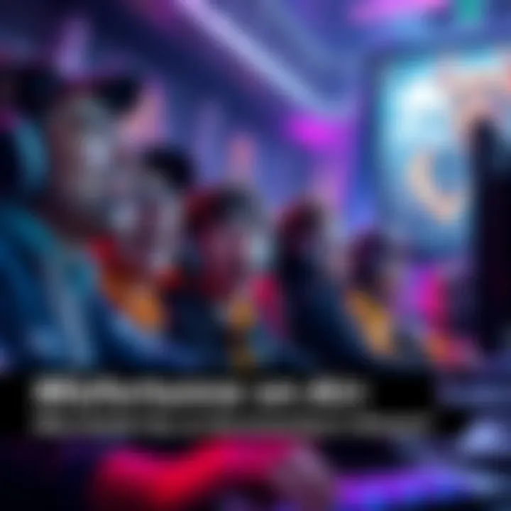 A group of gamers reacting in shock while playing, one of them on a livestream.