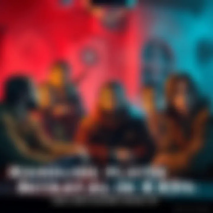 A group of tabletop role-playing game players look surprised and upset as one member reveals they betrayed the party's trust during a game session.