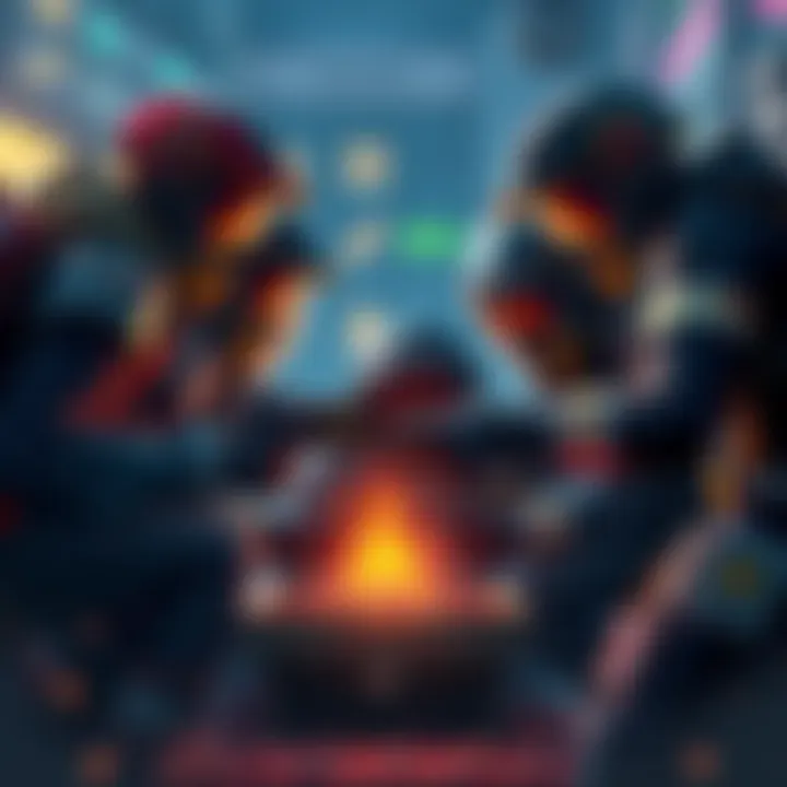 A group of players unite to take down rocketeers, preparing to craft wolfpacks and upgrade their workbench. They share raider hatch keys.