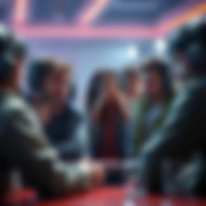 A group of players discussing whether Argon is auto-pinged in a game, showing expressions of confusion and interest.