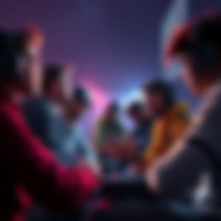 Players debating game fairness A group of players engaged in a heated discussion about game balance, with some expressing frustration and others defending survivor buffs.