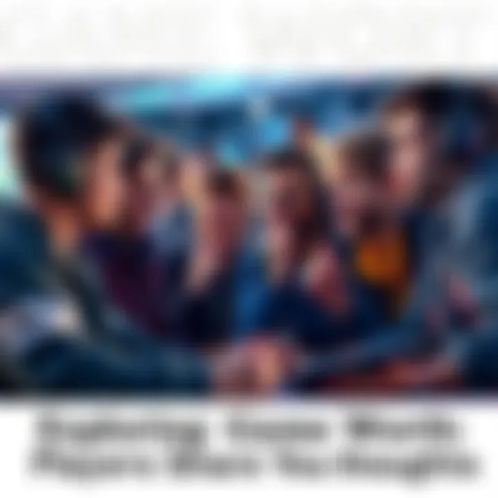 A group of players sharing their thoughts on a game, with expressions of excitement and contemplation, reflecting on their gaming journeys.