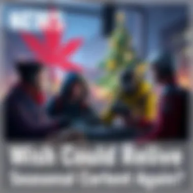 A group of gamers chatting about their favorite seasonal events and missions from the game.