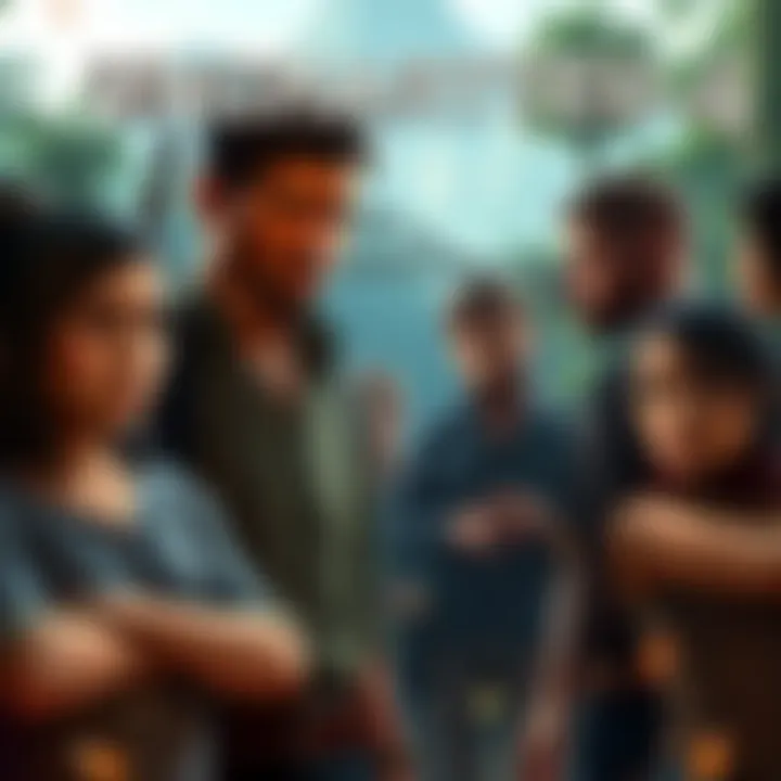 Group of players expressing frustration over the Village map in Uncharted 4, with some showing signs of quitting the game