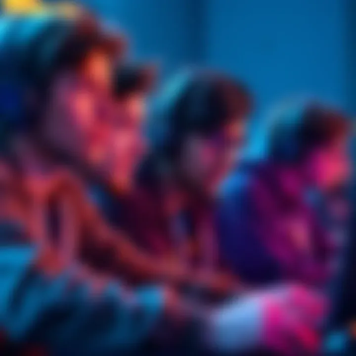 A group of players looking frustrated while playing a video game together, with one player showing signs of giving up