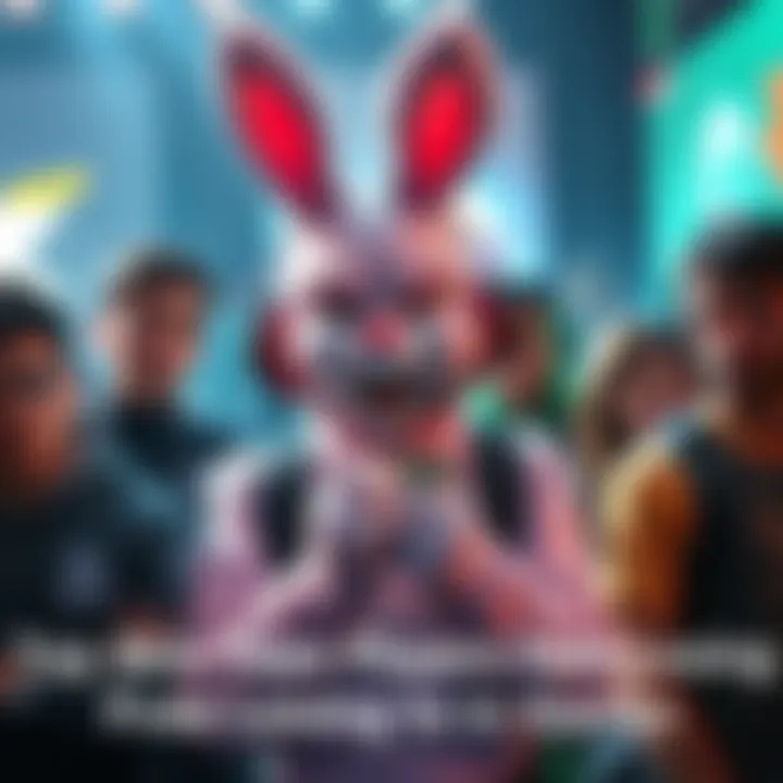 Players expressing frustration over game skins A group of gamers showing their dislike for certain skins, highlighting Bugs Bunny and Aura as frustrating choices.