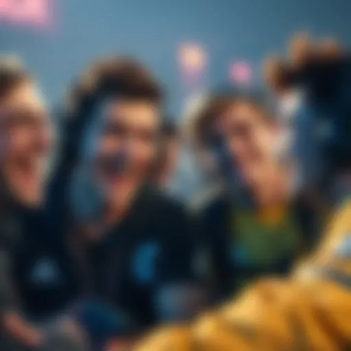 Players captured mid-laugh as they react to funny moments in a death cam flag run