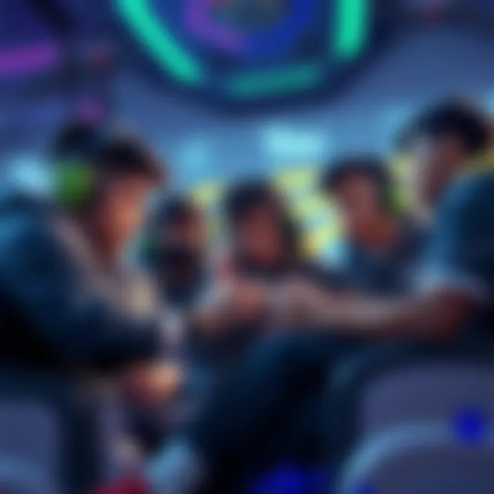 A group of players discussing UI changes to legend stats before matches, showing frustration and confusion