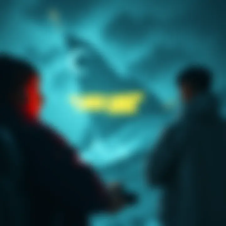 Players Reflecting on Loss Players engaged in a video game that showcases themes of loss and acceptance, featuring emotional landscapes and characters.