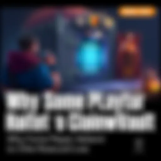 A group of gaming characters standing near a vault, contemplating their reward choices while looking at a list of Feats of Mastery.