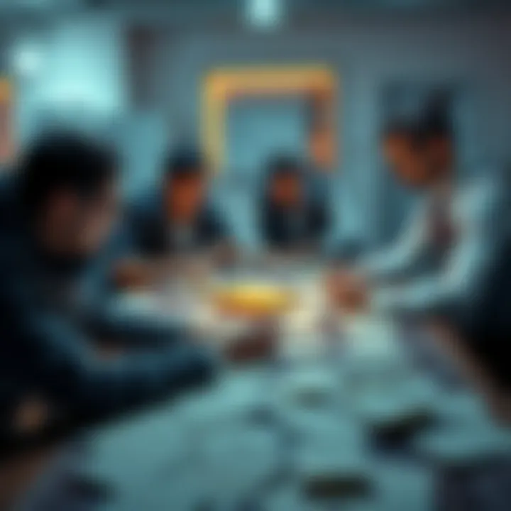 Group of players discussing new mail clues in-game with letters laid out on a table