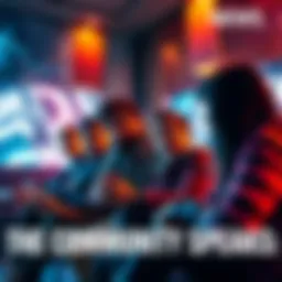 A group of gamers discussing their experiences after finishing SH4, with one person holding a controller and others engaged in conversation.