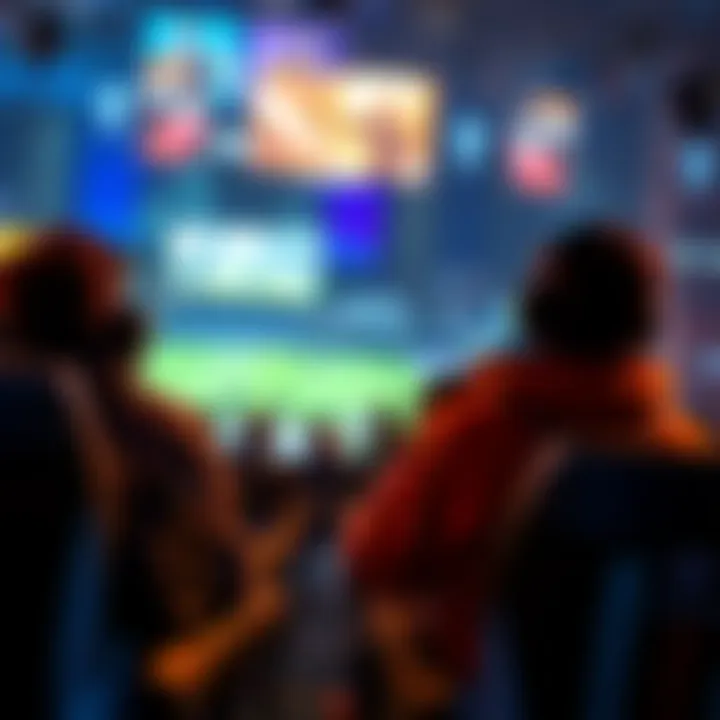 Group of players engaged in Spectate mode, observing teammates in action after dying in a game