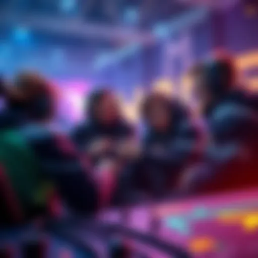 A group of players discussing tactics for endgame content in a trending video game, focusing on farming and optimization strategies.