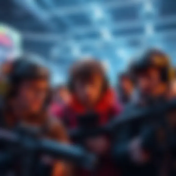 A group of gamers at level 999 looking confused while ignoring heavy weapons in a game