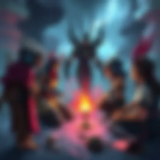 A group of players discussing problems with the Overcome ability after a ground attack from Vecna, showing concern over the lack of expected effects.