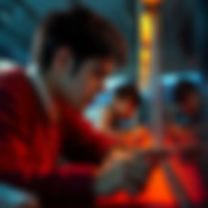 A player frustrated while facing off against Henry in a game, showing the challenge of being tunneled.