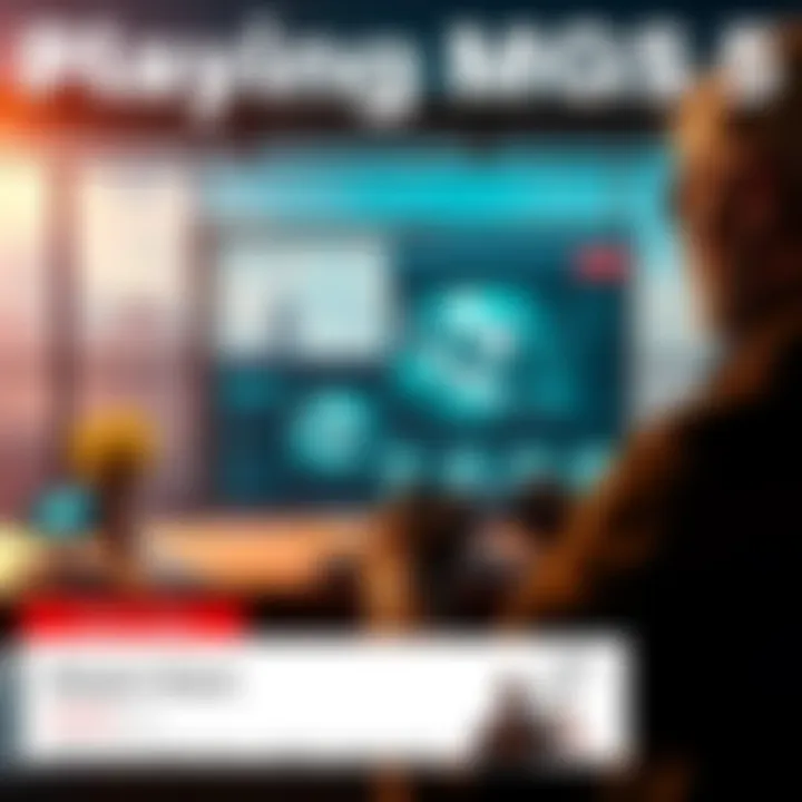 Playing MGS5 on Steam Deck A person playing Metal Gear Solid V on a Steam Deck, showcasing gameplay settings and graphics options.