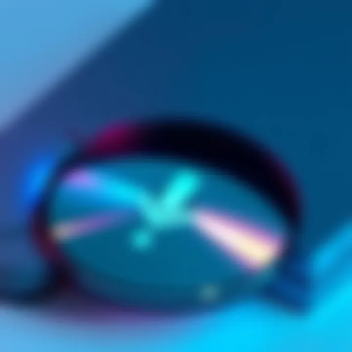 A PlayStation console with a digital download symbol, showing the transition from physical discs to digital gaming.
