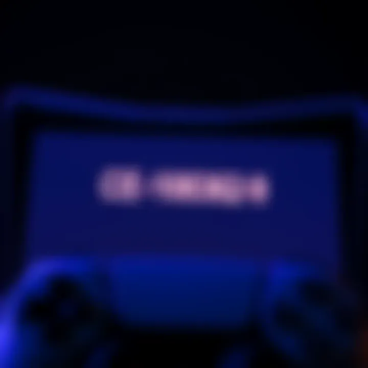 PlayStation 5 Error Screen Close-up of a PlayStation 5 console displaying error code CE-108262-9 on the screen during a game crash