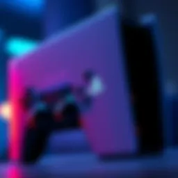 Close-up of the PlayStation 6 console showcasing its innovative feature that appeals to gamers