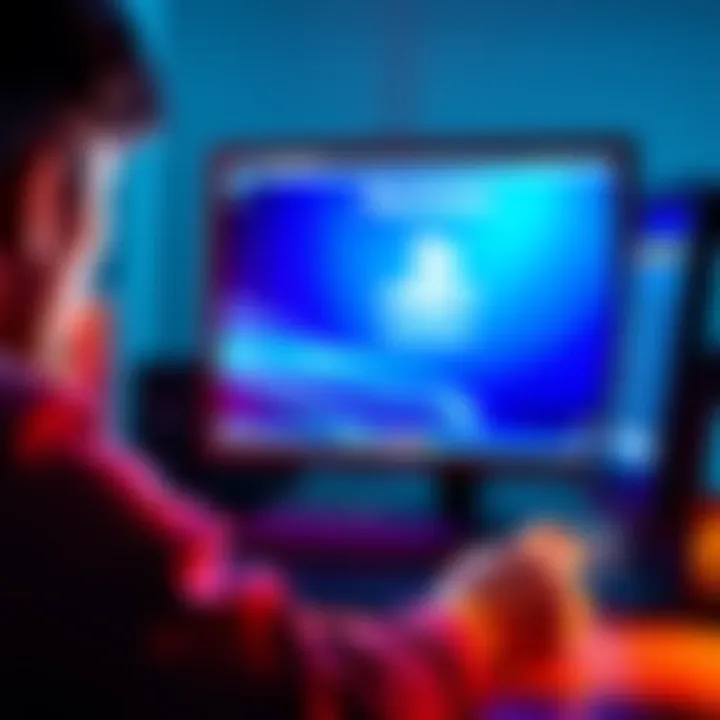 A person looking frustrated while trying to recover their locked PlayStation account on a computer.