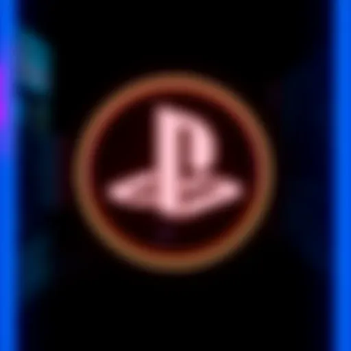 The new PlayStation app logo featuring a design that reflects the Grand Theft Auto 6 style