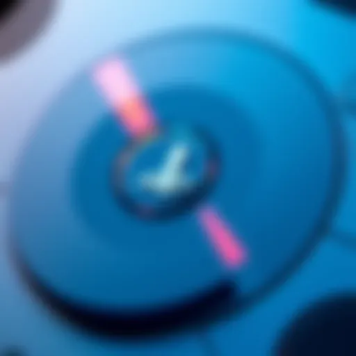 A PlayStation disc next to a digital download icon, representing the shift from physical games to digital