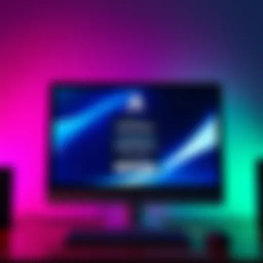 A computer screen displaying a PlayStation login error with a loading symbol and warning message