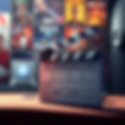 PlayStation logo alongside a movie clapperboard, symbolizing the removal of movies from accounts