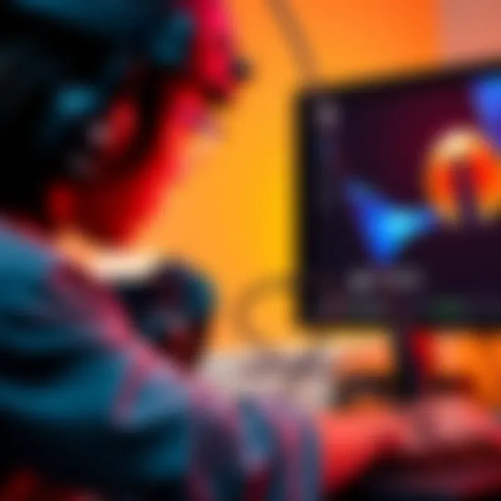 A gamer connecting a PlayStation console to a PC with a cable, showcasing an alternative to WiFi for Remote Play