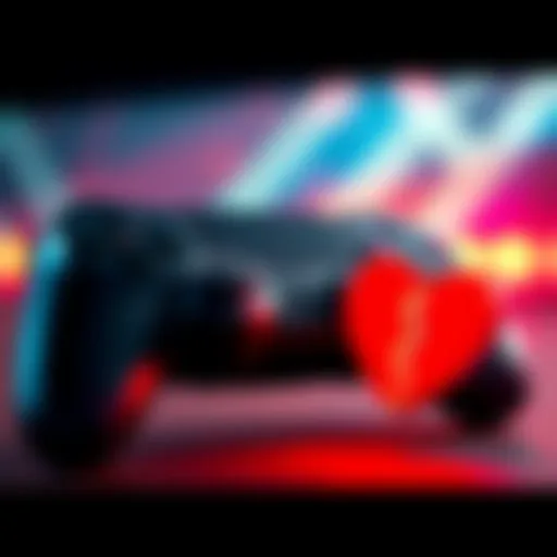 A close-up of a PlayStation controller beside a broken heart symbol, reflecting on the end of a beloved gaming service.