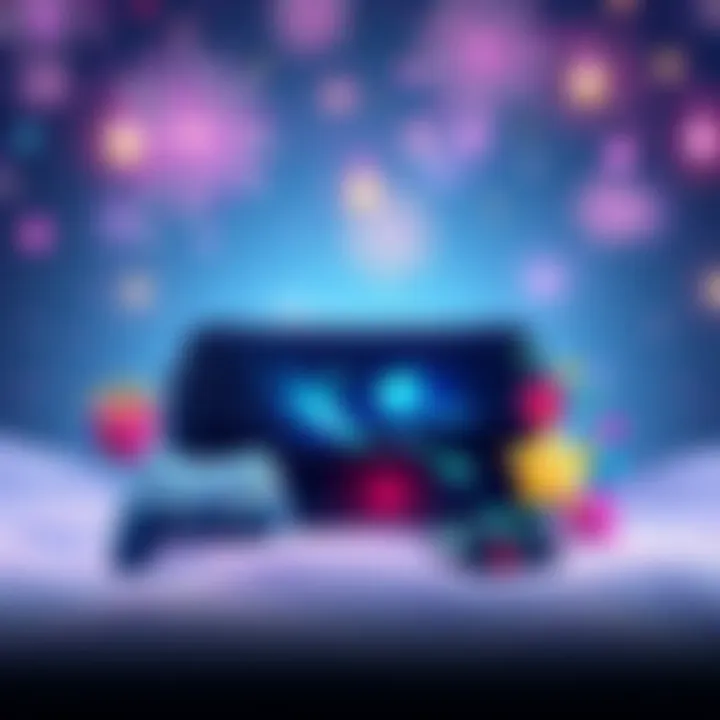 A vibrant graphic showcasing discounted PlayStation games and add-ons for the New Year sale