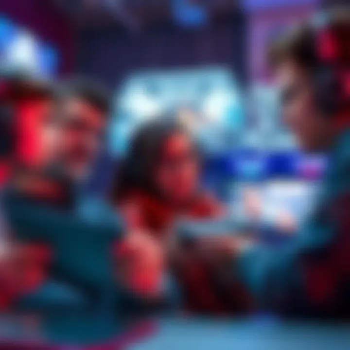 Frustrated gamers looking at low-quality games on the PlayStation Store, discussing refund experiences