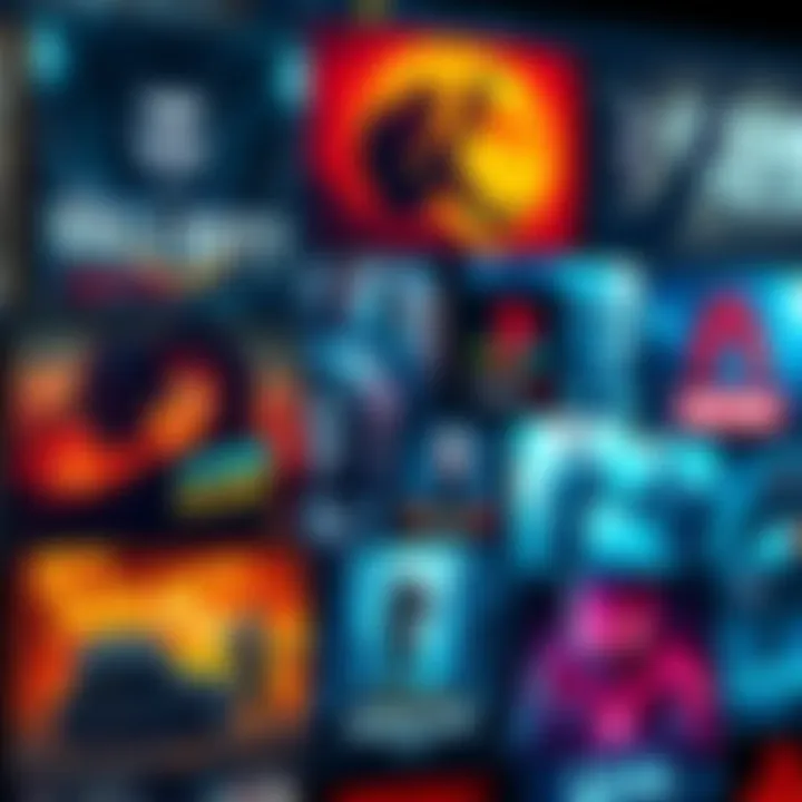 Bizarre Listings on PlayStation Store A collage of strange game listings and previews from the PlayStation Store, showcasing unexpected titles and graphics.