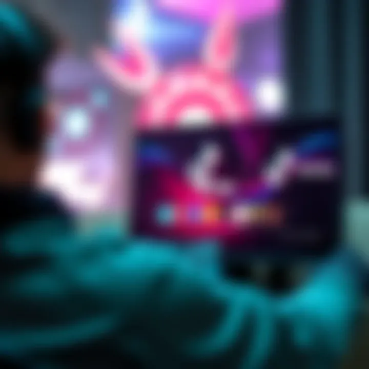 A gamer streaming gameplay on a PlayStation console with TikTok interface displayed