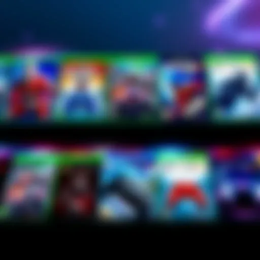 Various PlayStation and Xbox game covers featuring discounts up to 90%