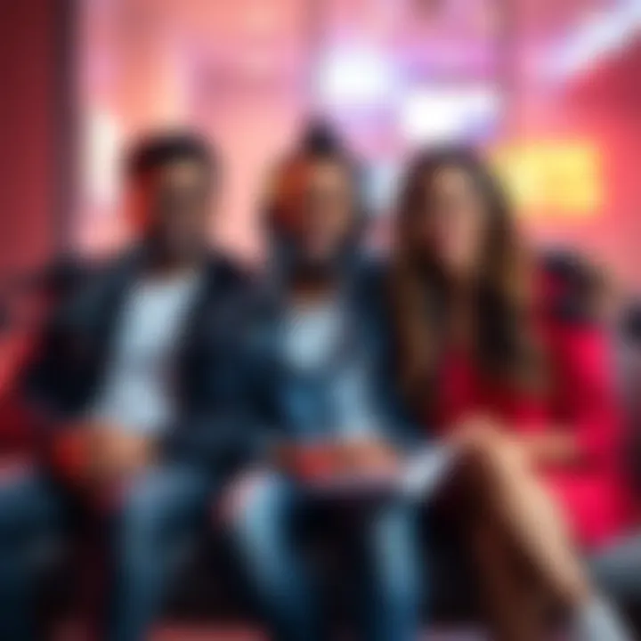 Podcast Hosts Imran, Parris, and Stella Imran, Parris, and Stella sitting together with microphones, enjoying a lively discussion about gaming